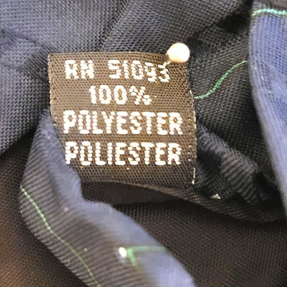 Christmas Santa Reindeer Tie 58" Black Graphics Poly Yule Tie Greetings Hallmark - Picture 7 of 7